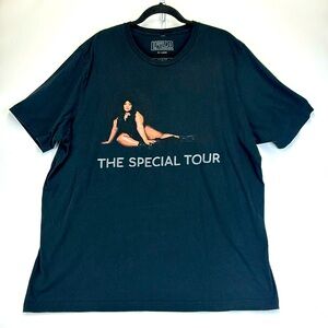 LIZZO The Special Tour 2022 Graphic T-shirt Women Black Short Sleeve Size 3XL